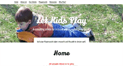 Desktop Screenshot of letkidsplay.com